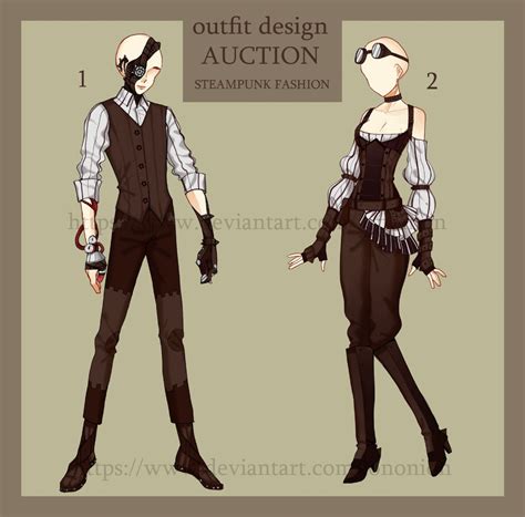 Steampunk Outfit Design Auction Closed By Iononion On Deviantart Artofit