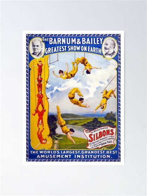 The Barnum Bailey Vintage Poster Restored Poster By