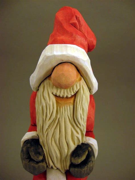 Hand Carved Santa Claus