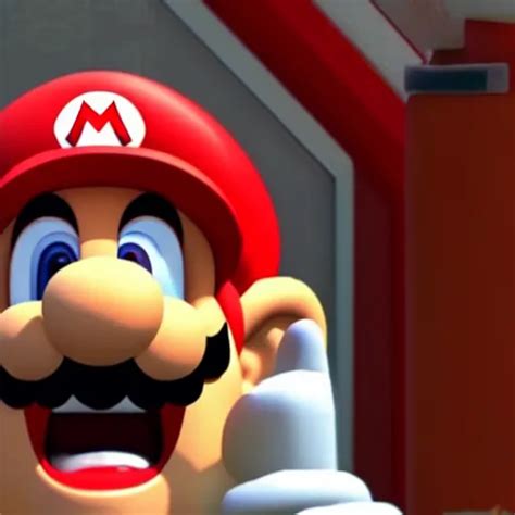 Mario Screaming Very Funny Stable Diffusion