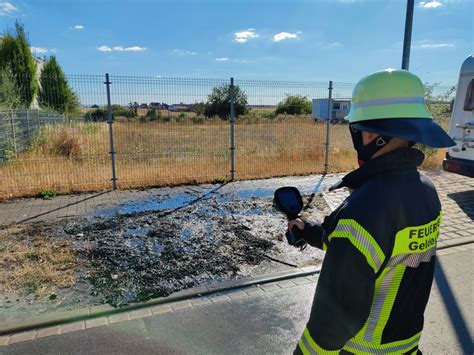 Kleinbrand Im Freien Feuerwehr Geldersheim