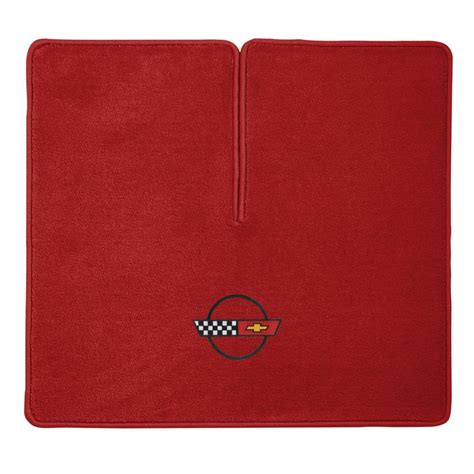 1984 1990 Corvette C4 Red Ultimat Coupe Cargo Mat With Logo