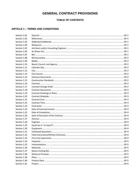 (PDF) GENERAL CONTRACT PROVISIONS - DOKUMEN.TIPS