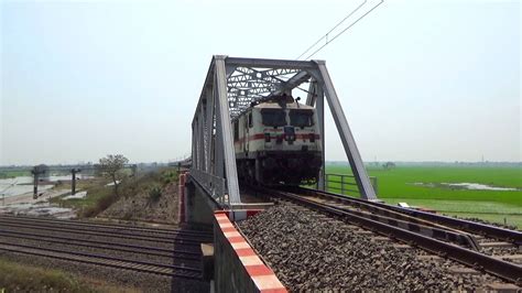 Furious Trains Crossing Under Over The Bridge Jan Shatabdi