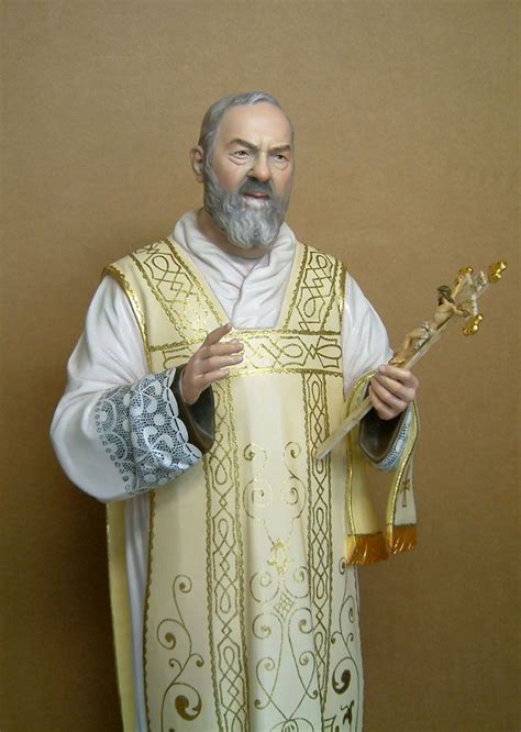 Best 12 Statua Padre Pio Benedicente Con Stola Color 90cm Artofit