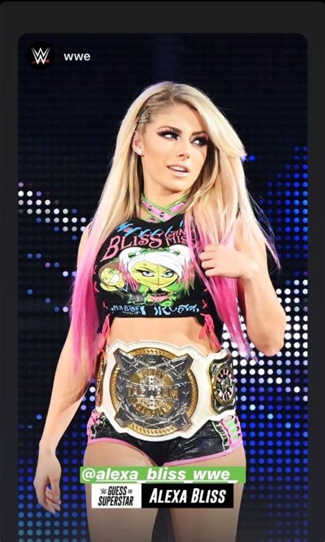 Pin by Victor Manuel Rodriguez Hernan on alexa bliss | Wwe female ...