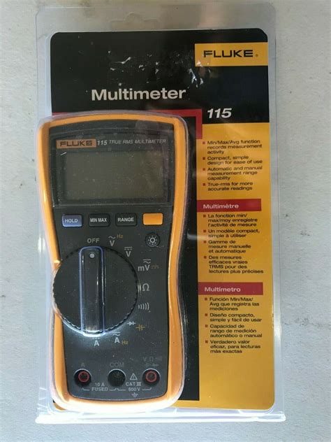 New In Orig Pkg Fluke 115 True RMS Digital Grelly USA