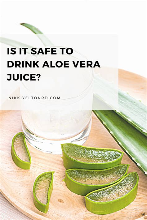 Healing Benefits of Aloe Vera Juice + How to Consume Safely - Nikki ...