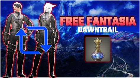 Ffxiv Dawntrail Free Fantasia Quest And How To Use Fantasia Youtube