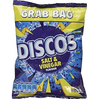 Discos Salt and Vinegar Flavour Crisps 28 G (Pack of 44): Amazon.co.uk ...