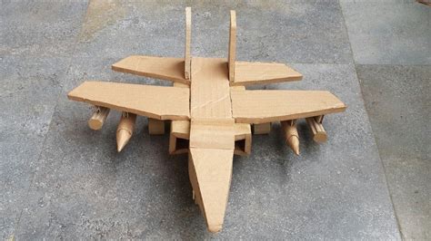 How To Make A Plane Fighter Plane Amazing Cardboard Toy Cardboard