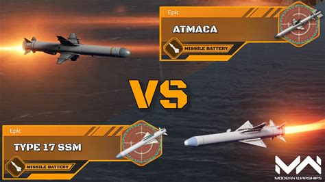 New Missile Type Ssm Vs Atmaca Epic Missile Comparison Modern