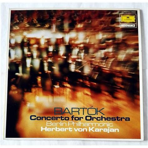 Herbert Von Karajan Berlin Philharmonic Orchestra Bartok Concerto For Orchestra Mgx 7018