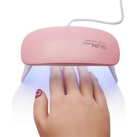 Danlu Pembe Mini 6 W Uv ve LED Jel Kür Tırnak Lambası Salon Fiyatı