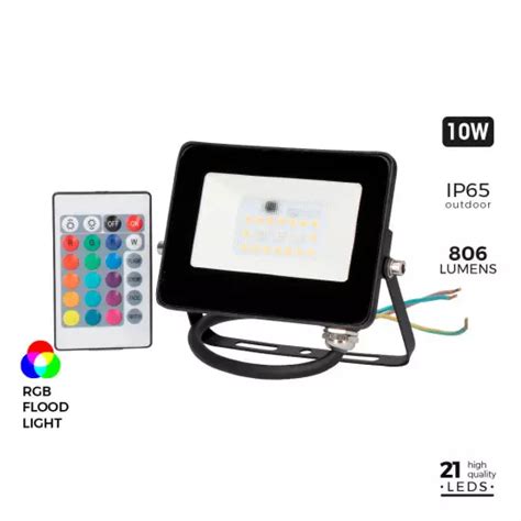 Lot De Projecteurs Led W W Noir Tanche Ip Lm Blanc Du