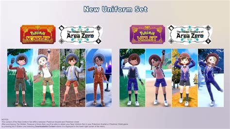 Pokemon Scarlet And Violet How To Claim New Dlc Uniform Sets In Game