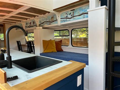 Living in a Double Decker Bus - Life Tiny House