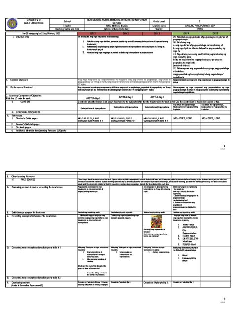 Dll Week 1 Q3 Pdf