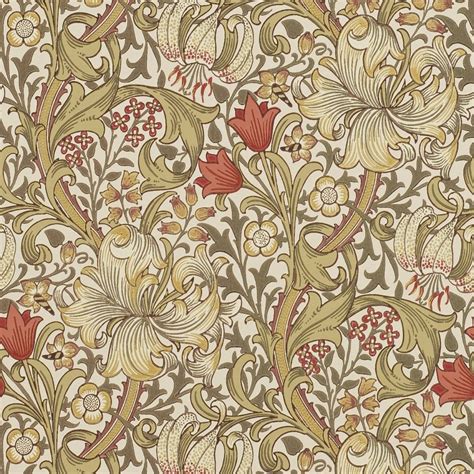 Tapet William Morris Golden Lily Engelska Tapeter Designade Av John