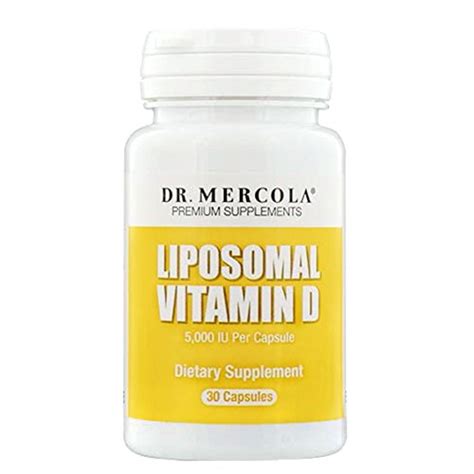 Buy Dr Mercola Liposomal Vitamin D 5000 Iu Supplement 30 Capsules Essential For Heart Health