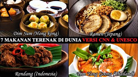 Makanan Terenak Di Dunia Versi Cnn Dan Unesco Youtube