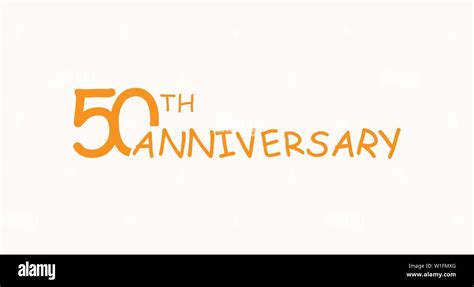 50 aniversario concepto de logotipo 50 años icono de cumpleaños