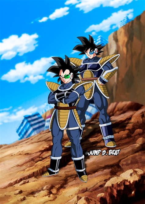 Goku And Raditz by HBORUNO on DeviantArt