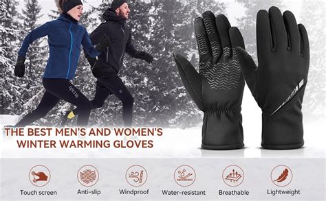 Ozero Winter Gloves For Men Women Touchscreen Waterproof Anti Slip Thermal Glove Warm Ts