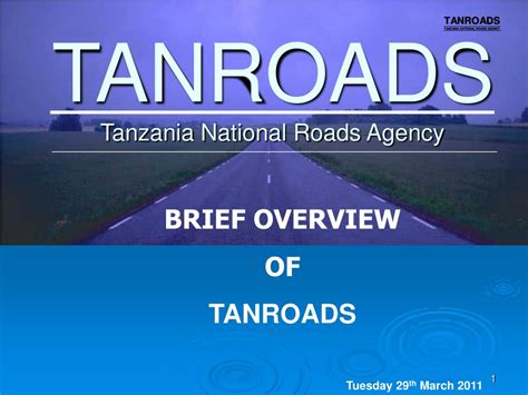 Ppt Tanzania National Roads Agency Powerpoint Presentation Id507465