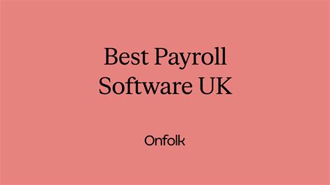 Best Payroll Software Uk · Onfolk Payroll