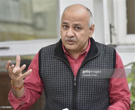 Deputy Chief Minister Of Delhi Manish Sisodia Addresses Media Person