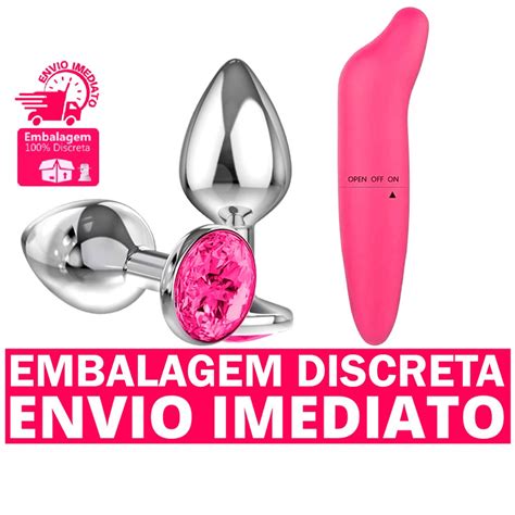 Plug Anal Em A O P Dilatador Vibrador Feminino Estimulador Ponto G