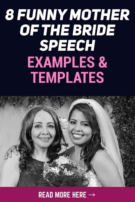 8 Funny Mother Of The Bride Speech Examples Templates Bride Speech