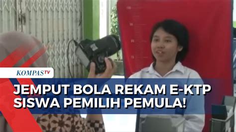 Pastikan Siswa SMA Tak Terkendala Ikut Pemilu 2024 Disdukcapil Jemput