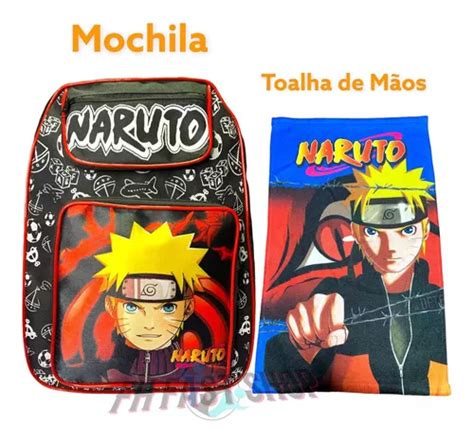 Mochila B Sica Escolar Volta As Aulas Anime Naruto Uzumaki Mercadolivre