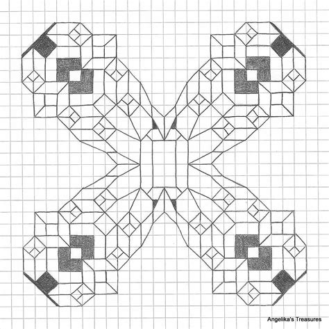 Easy Drawings On Graph Paper