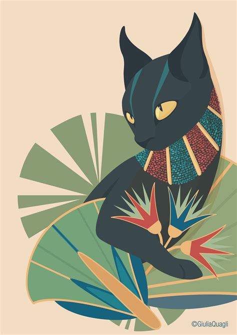 Gato Egipcio Egypt Art Cat Illustration Egyptian Art