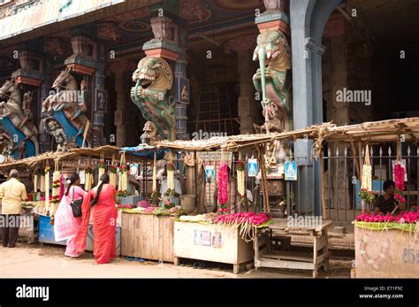 Thiruparankundram temple of kartikeya or murugan ; Madurai ; Tamil Nadu ...