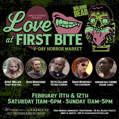 Kings Of Horror Love At First Bite Celeb Photo Ops