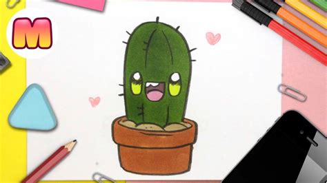 Como Dibujar Un Cactus Kawaii Dibujos Kawaii Faciles Como Dibujar Cosas Kawaii