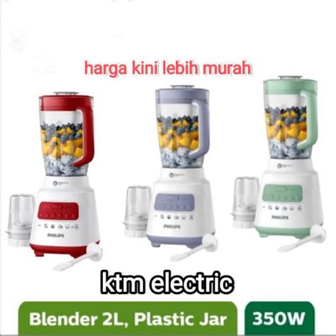 Jual Philips Blender Hr Liter Plastik Ready Merah Hijau Shopee