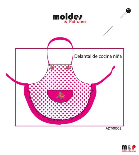 Delantal De Cocina Para Niña Moldesypatrones