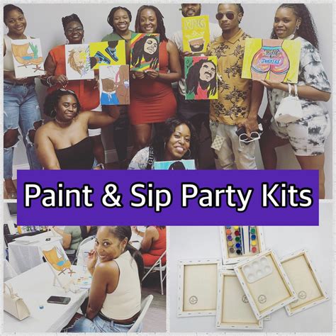 Adult Paint Party Kits Complete With All Supplies Included Etsy