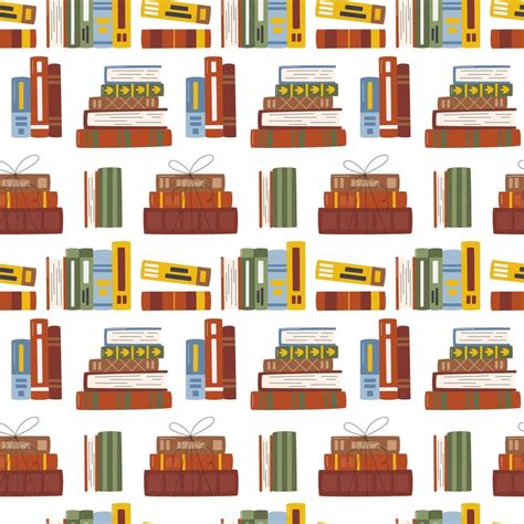 Stack of library books wallpaper background design. Education and ...