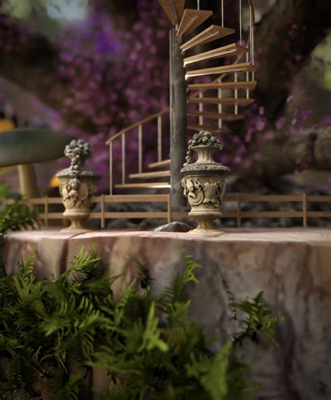 temple   tree stump finished projects blender artists