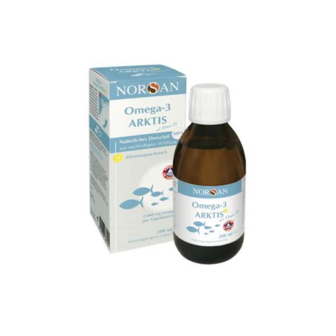 Norsan Omega Arktis Mit Vitamin D Ml Flasche Zitrone Bei Metasport