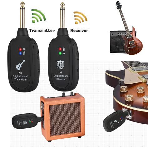 Tsv Compact Wireless Guitar Transmitter And Receiver Combo Portable