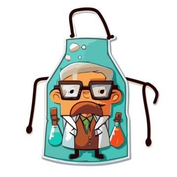 Lab Coat, Sticker Clipart Two Vector Lab Coats With The Front And Back ...