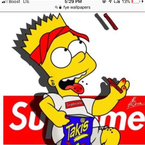 Bart Simpson Drippy Bart Simpson Cool Wallpaper Supreme Realityismymind