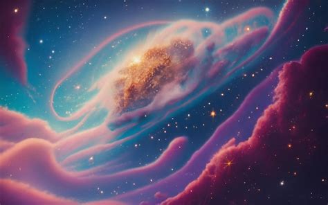 Premium Photo Space Galaxy Stars Colorful Wallpaper Background